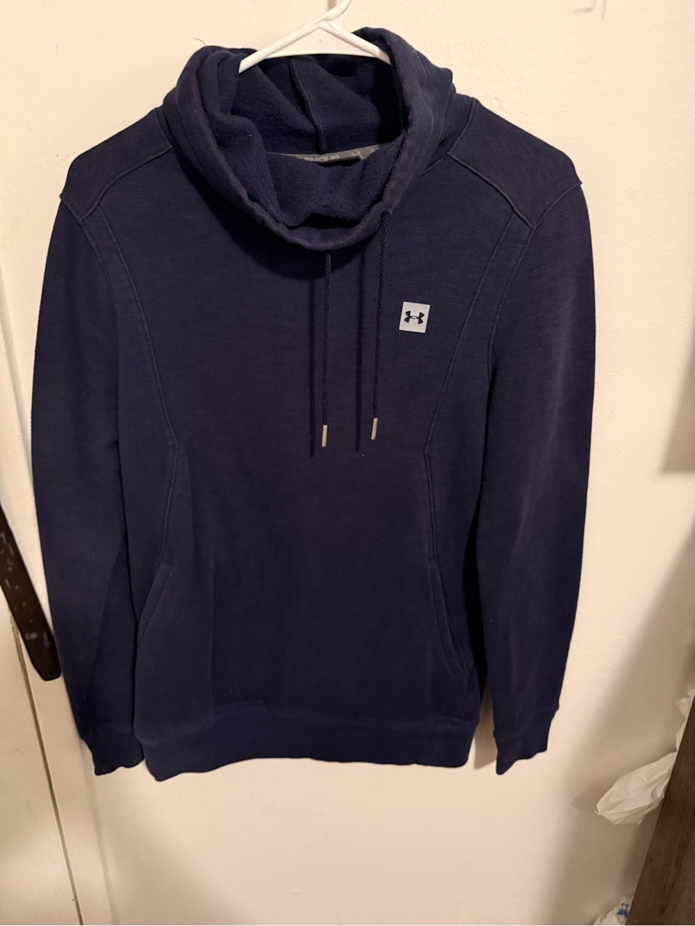 Under Armour Men’s Navy Turtleneck Pullover Hoodie